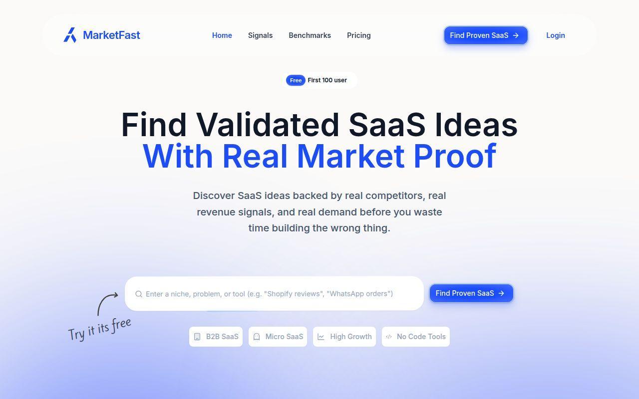 MarketFast screenshot